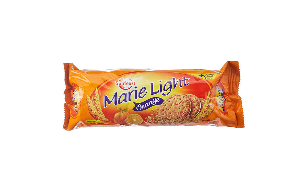 Sunfeast Marie Light Orange Biscuits   Pack  120 grams